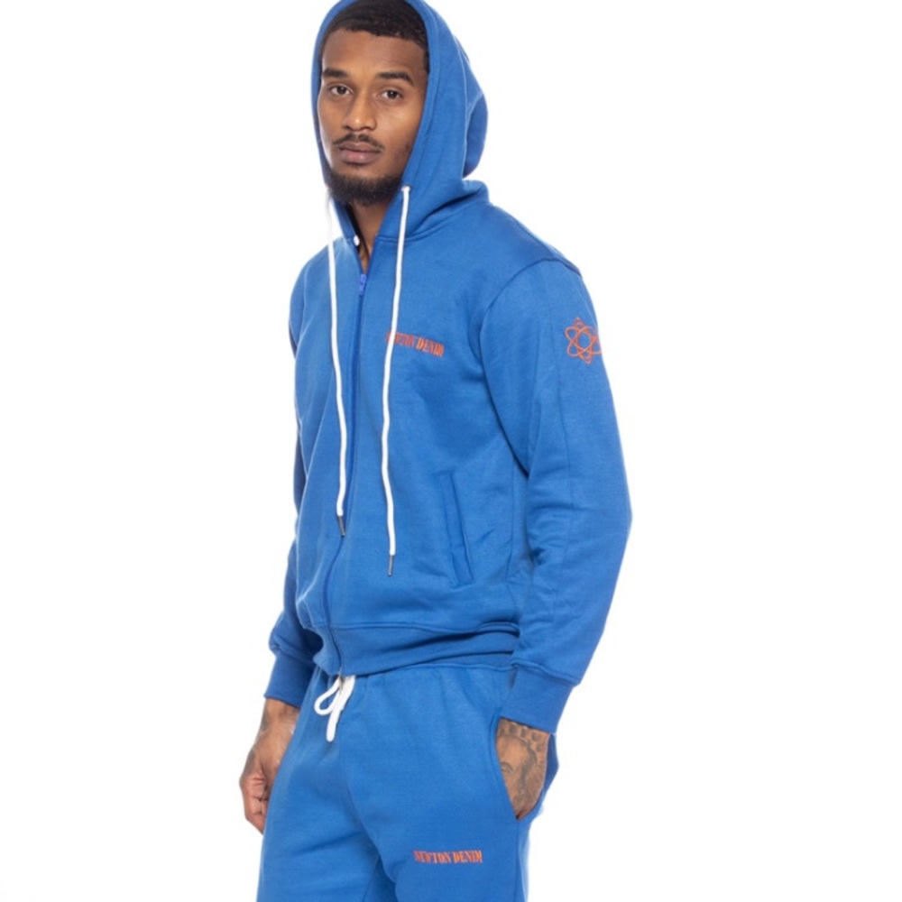 Newton Denim Blue Sweat Suit.